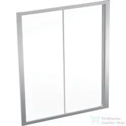   Geberit GEO 160x190 cm-es tolóajtó átlátszó üveggel,Reflex vízlepergető réteggel,ezüst kerettel, 560.183.00.2