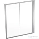 Geberit GEO 170x190 cm-es tolóajtó átlátszó üveggel,Reflex vízlepergető réteggel,ezüst kerettel, 560.193.00.2