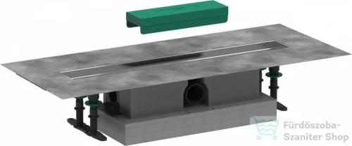 Hansgrohe uBox universal Teljes szett standard telepítéshez- 60 cm, zuhanylefolyó készlethez 56022180