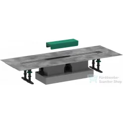   Hansgrohe uBox universal Teljes szett standard telepítéshez- 70 cm, zuhanylefolyó készlethez 56023180