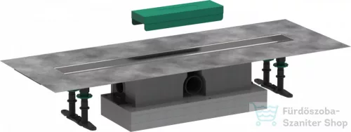 Hansgrohe uBox universal Teljes szett standard telepítéshez- 70 cm, zuhanylefolyó készlethez 56023180