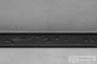 Hansgrohe RainDrain Match Zuhanylefolyó színkészlet 60 cm, állítható magasságú kerettel matt fekete 56036670