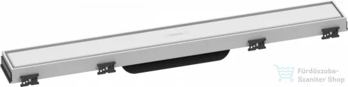 Hansgrohe RainDrain Match Zuhanylefolyó színkészlet 60 cm, állítható magasságú kerettel matt fehér 56036700