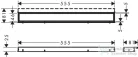 Hansgrohe RainDrain Match Zuhanylefolyó színkészlet 60 cm, állítható magasságú kerettel matt fehér 56036700