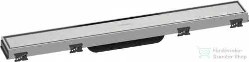 Hansgrohe RainDrain Match Zuhanylefolyó színkészlet 60 cm, állítható magasságú kerettel rozsdamentes acél 56036800