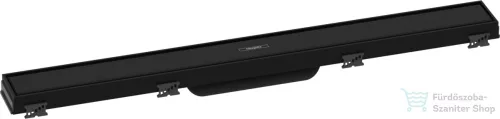 Hansgrohe RAINDRAIN MATCH zuhanyfolyóka színkészlet 700 mm, állítható magasságú kerettel, matt fekete 56037670