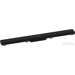   Hansgrohe RAINDRAIN MATCH zuhanyfolyóka színkészlet 800 mm, állítható magasságú kerettel, matt fekete 56038670
