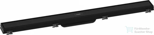 Hansgrohe RAINDRAIN MATCH zuhanyfolyóka színkészlet 800 mm, állítható magasságú kerettel, matt fekete 56038670