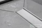 Hansgrohe RAINDRAIN MATCH zuhanyfolyóka színkészlet 800 mm, állítható magasságú kerettel, matt fehér 56038700