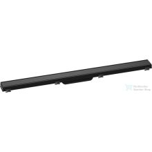   Hansgrohe RAINDRAIN MATCH zuhanyfolyóka üveg színkészlet 900 mm, állítható magasságú kerettel, fekete 56040610