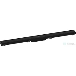   Hansgrohe RAINDRAIN MATCH zuhanyfolyóka színkészlet 900 mm, állítható magasságú kerettel, matt fekete 56040670