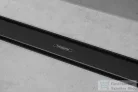 Hansgrohe RAINDRAIN MATCH zuhanyfolyóka színkészlet 1200 mm, állítható magasságú kerettel, matt fekete 56042670
