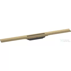   Hansgrohe RainDrain Flex zuhanyfolyóka színkészlet 800, méretre vágható,szálcsiszolt bronz 56044140