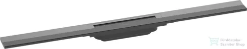 Hansgrohe RainDrain Flex zuhanyfolyóka színkészlet 800, méretre vágható,szálcsiszolt fekete/króm 56044340