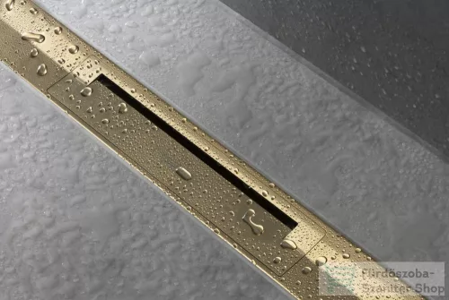 Hansgrohe RainDrain Flex zuhanyfolyóka színkészlet 800, méretre vágható,polírozott arany hatású 56044990