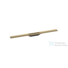   Hansgrohe RAINDRAIN Flex 90 cm-es zuhanylefolyó színkészlet, méretre vágható, szálcsiszolt bronz 56045140