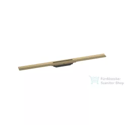   Hansgrohe RAINDRAIN Flex 90 cm-es zuhanylefolyó színkészlet, méretre vágható, szálcsiszolt bronz 56045140