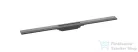 Hansgrohe RAINDRAIN Flex 90 cm-es zuhanylefolyó színkészlet, méretre vágható, szálcsiszolt fekete/króm 56045340
