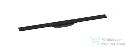 Hansgrohe RAINDRAIN Flex 90 cm-es zuhanylefolyó színkészlet, méretre vágható, matt fekete 56045670