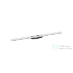   Hansgrohe RAINDRAIN Flex 90 cm-es zuhanylefolyó színkészlet, méretre vágható, matt fehér 56045700
