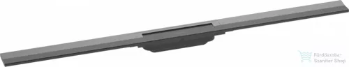Hansgrohe RAINDRAIN FLEX zuhanyfolyóka színkészlet 1000 mm, méretre vágható, szálcsiszolt fekete/króm 56046340