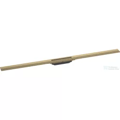   Hansgrohe RAINDRAIN FLEX zuhanyfolyóka színkészlet 1200 mm, méretre vágható, szálcsiszolt bronz 56047140