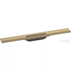   Hansgrohe RAINDRAIN FLEX zuhanyfolyóka színkészlet 700 mm, méretre vágható,fali illesztéshez, szálcsiszolt bronz 56050140