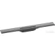 Hansgrohe RAINDRAIN FLEX zuhanyfolyóka színkészlet 700 mm, méretre vágható,fali illesztéshez, szálcsiszolt fekete/króm 56050340