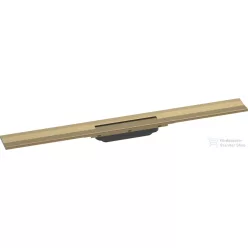   Hansgrohe RAINDRAIN FLEX zuhanyfolyóka színkészlet 800 mm, méretre vágható,fali illesztéshez,szálcsiszolt bronz 56051140