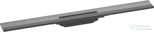 Hansgrohe RAINDRAIN FLEX zuhanyfolyóka színkészlet 800 mm, méretre vágható,fali illesztéshez,szálcsiszolt fekete/króm 56051340