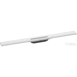   Hansgrohe RainDrain Flex zuhanyfolyóka színkészlet fali illesztéshez 900 mm, méretre vágható,matt fehér 56052700