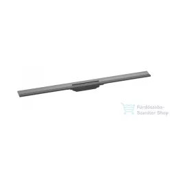   Hansgrohe RAINDRAIN FLEX zuhanyfolyóka színkészlet 1000 mm, méretre vágható,fali illesztéshez, szálcsiszolt fekete/króm 56053340