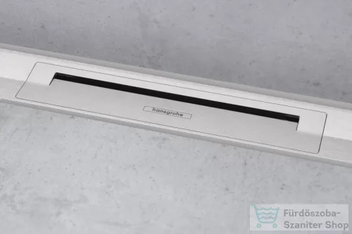 Hansgrohe RAINDRAIN FLEX zuhanyfolyóka színkészlet 1000 mm, méretre vágható,fali illesztéshez, rozsdamentes acél hatású 56053800