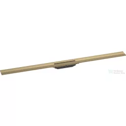   Hansgrohe RAINDRAIN FLEX zuhanyfolyóka színkészlet 1200 mm, méretre vágható,fali illesztéshez, szálcsiszolt bronz 56054140