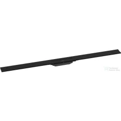   Hansgrohe RAINDRAIN FLEX zuhanyfolyóka színkészlet 1200 mm, méretre vágható,fali illesztéshez, matt fekete 56054670
