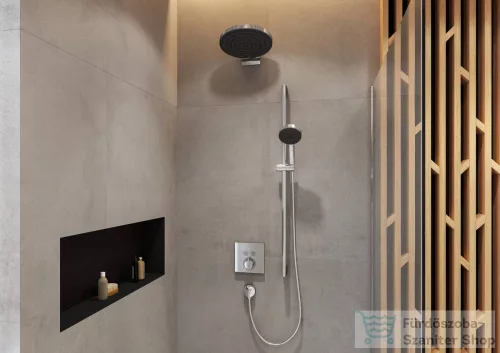 Hansgrohe XTRASTORIS ORIGINAL 300/900/100 falfülke kerettel, matt fekete 56067670