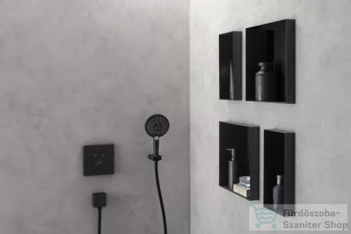 Hansgrohe XTRASTORIS MINIMALISTIC 300/150/100 falfülke keret nélkül, matt fekete 56070670