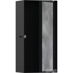   Hansgrohe XTRASTORIS ROCK 300/150/100 falfülke cserélhető ajtóval, matt fekete 56082670