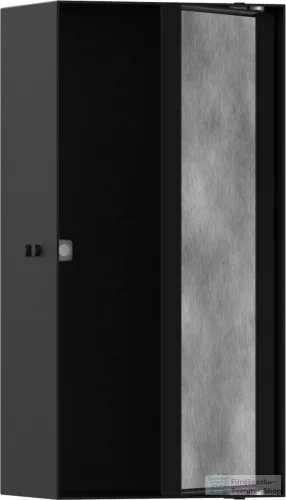 Hansgrohe XTRASTORIS ROCK 300/150/100 falfülke cserélhető ajtóval, matt fekete 56082670