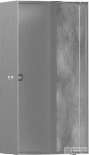 Hansgrohe XTRASTORIS ROCK 300/150/100 falfülke cserélhető ajtóval, rozsdamentes acél 56082800