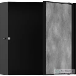   Hansgrohe XTRASTORIS ROCK 300/300/100 falfülke cserélhető ajtóval, matt fekete 56085670