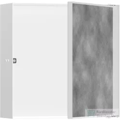   Hansgrohe XTRASTORIS ROCK 300/300/100 falfülke cserélhető ajtóval, matt fehér 56085700