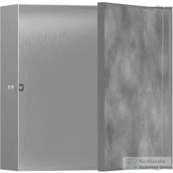   Hansgrohe XTRASTORIS ROCK 300/300/100 falfülke cserélhető ajtóval, rozsdamentes acél 56085800