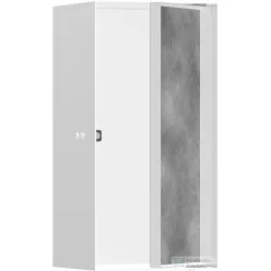   Hansgrohe XTRASTORIS ROCK 300/150/140 falfülke cserélhető ajtóval, matt fehér 56088700
