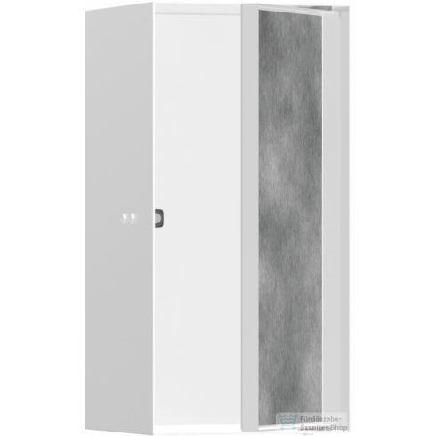 Hansgrohe XTRASTORIS ROCK 300/150/140 falfülke cserélhető ajtóval, matt fehér 56088700