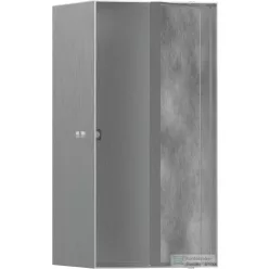   Hansgrohe XTRASTORIS ROCK 300/150/140 falfülke cserélhető ajtóval, rozsdamentes acél 56088800