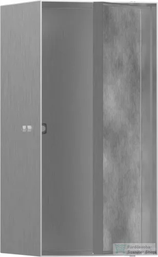 Hansgrohe XTRASTORIS ROCK 300/150/140 falfülke cserélhető ajtóval, rozsdamentes acél 56088800