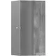 Hansgrohe XTRASTORIS ROCK 300/150/140 falfülke cserélhető ajtóval, rozsdamentes acél 56088800