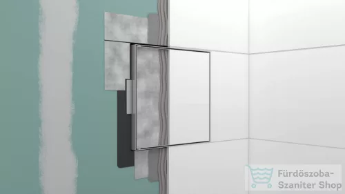 Hansgrohe XTRASTORIS ROCK 300/150/140 falfülke cserélhető ajtóval, rozsdamentes acél 56088800