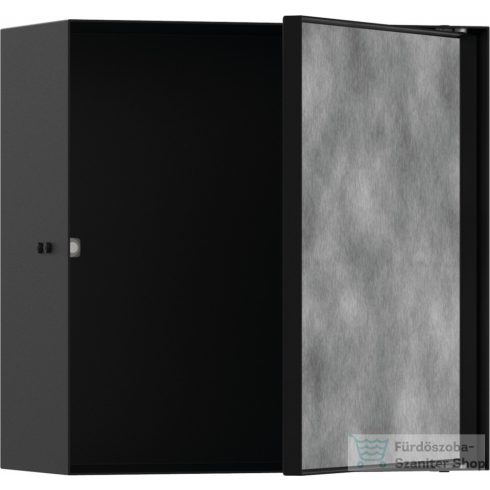 Hansgrohe XTRASTORIS ROCK 300/300/140 falfülke cserélhető ajtóval, matt fekete 56091670